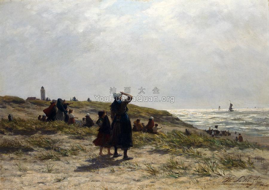 Frederik The Return Of The Fishing Fleet Katwijk - 菲利普·Lodowyck·雅各布·萨德